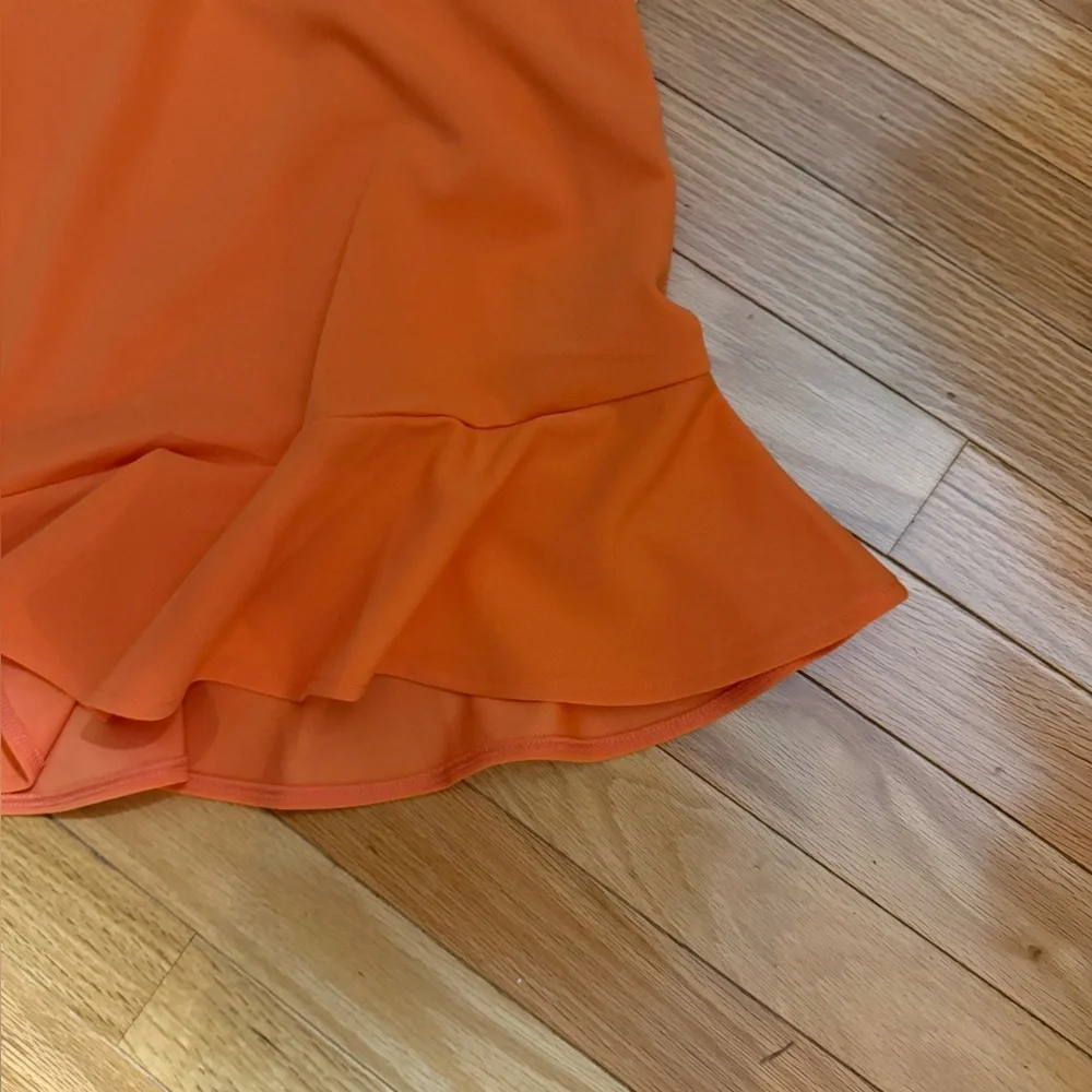 Donna Morgan NWOT❗️Kimono Sleeve Cinched Waist Flounced Ruffle Dress